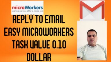 Reply to email easy task 0.10 dollar#microworkers task