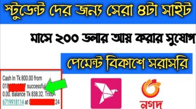 Per Day Income 800 Tk | Student Best Earning Micro Job Site | Online Income With Bkash Payment