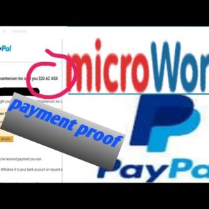 (Microworkers)50$ every day- (microworkers payment proof)