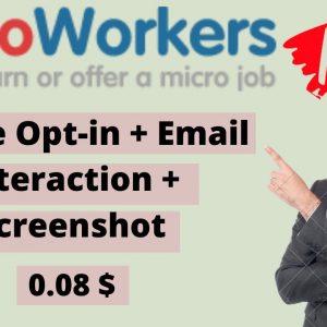Simple Opt-in + Email Interaction + Screenshot || Microworkers bangla tutorial || Work at Home