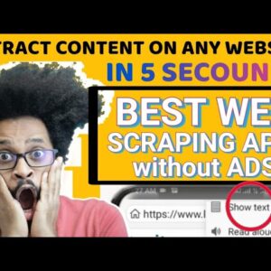 How scrap content from any website Without Ads for free | Make Money Online in Nigeria