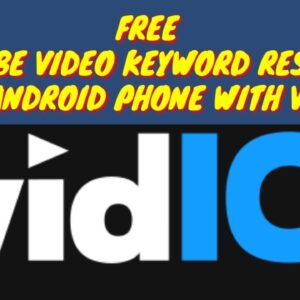 HOW TO DO VIDIQ KEYWORD RESEARCH ON YOUR ANDROID PHONE FOR FREE| YOUTUBE VIDEO KEYWORD RESEARCH 2022